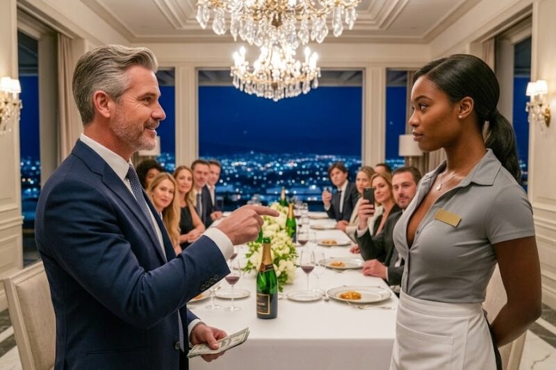 Millionaire Dares Black Waitress: “Speak Chinese for $100k” — What He Heard Next Stunned Him