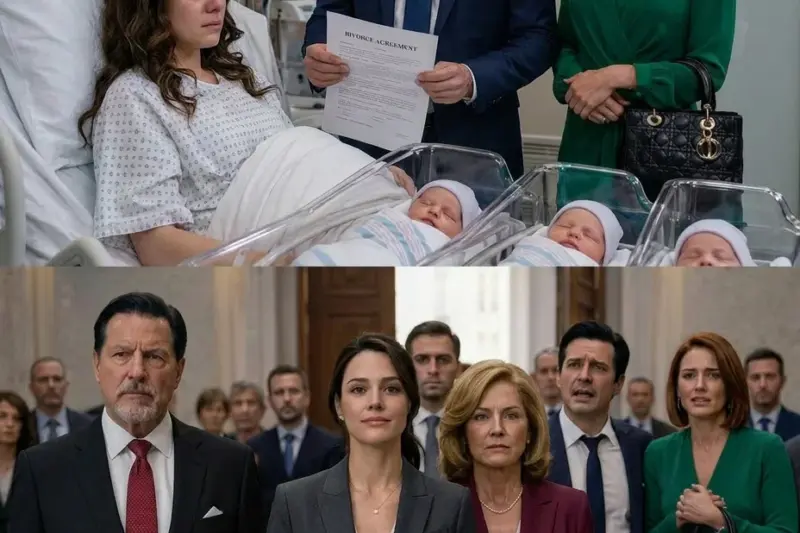 After I gave birth to our triplets, my husband brought his mistress to the hospital, a Birkin hanging from her arm, just to hum*liate me. “You’re too ugly now. Sign the divorce,” he sneered.