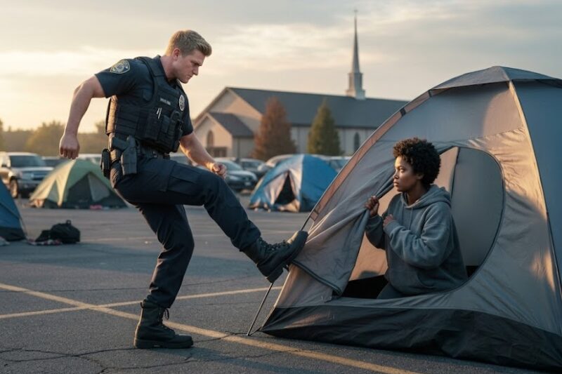 Entitled Cop Arrests A Homeless Veteran — Instantly Regrets It When The Four Star General Arrives