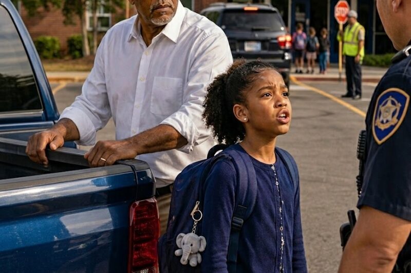 Cop Drags Black Father From School Pickup,Then His Daughter Says One Sentence That Silences Everyone