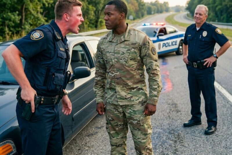 Cops Mock Black Soldier — Minutes Later, Military Police Surround Them