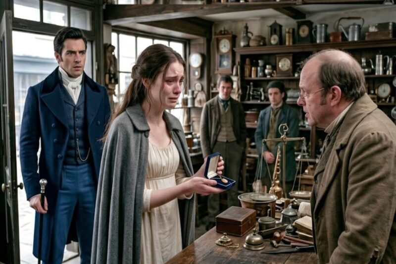 The Duke Found Widow He’d Secretly Loved — Selling Her Last Jewels To Survive… And Made A Choice…
