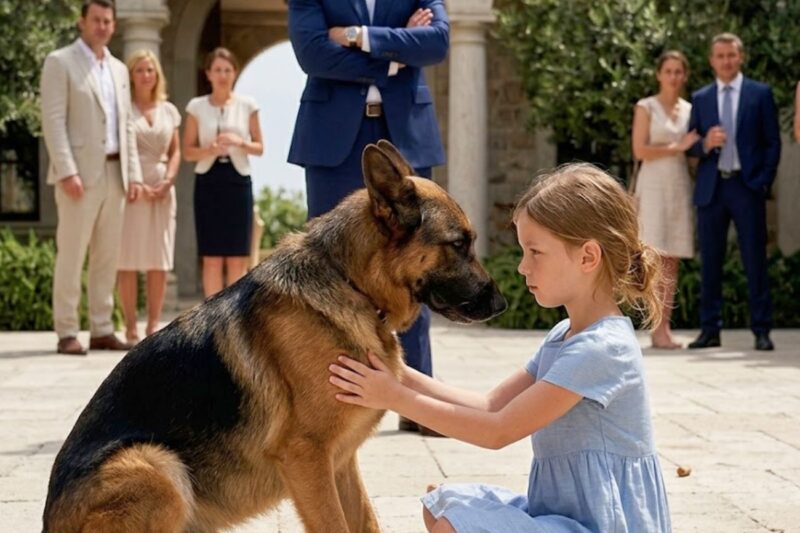 A Billionaire Bets a Million That No One Can Calm the Dog… But a Girl…