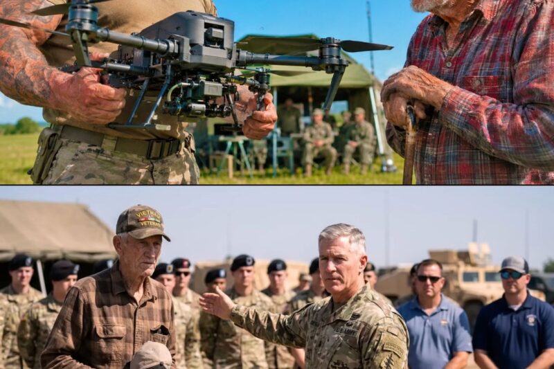 $2M Drones Missed the Sniper at the Training Op — The Old Vietnam Vet Spotted Him in 4 Minutes