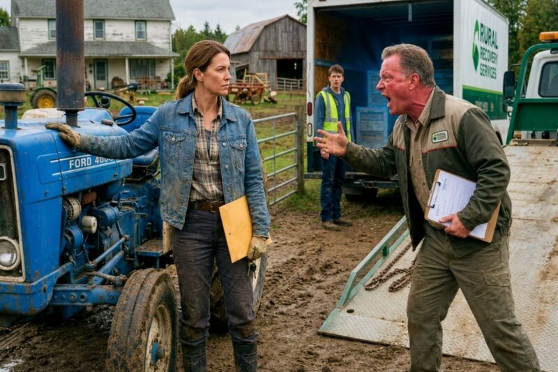 The Bank Sent the Repo Truck for Her Tractor — What Was Inside Bought the Whole Farm Back