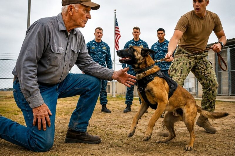SEALs Couldn’t Control the K9 — Until the Old Farmer Stepped Forward and Said “Ranger”