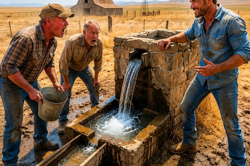 The Drought Killed Every Well in the County — His Great-Grandfather’s Spring Was Still Running Cold