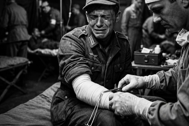 “We Must Cut The Dead Tissue…” — German POW Broke Down When Surgeon Cleaned His Necrosis