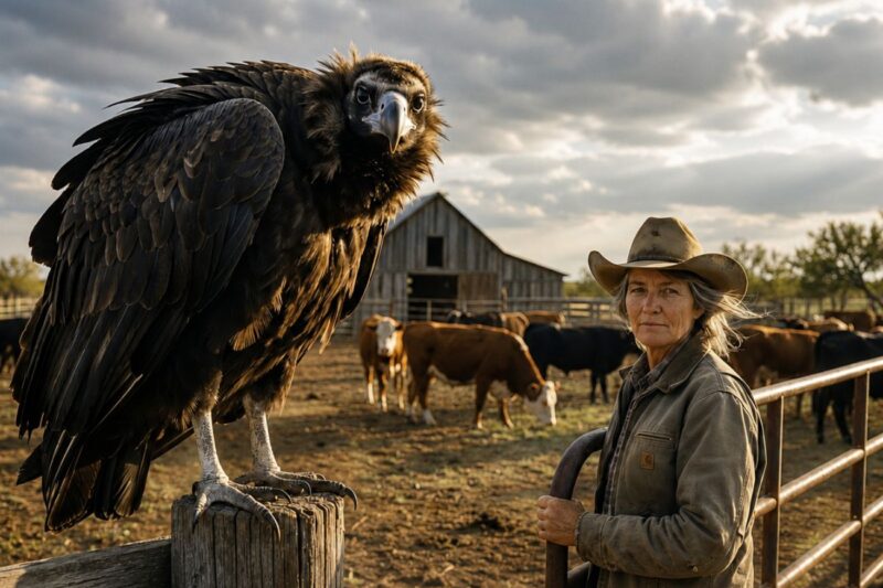 They Called Her CRAZY for Releasing VULTURES in the Corral — Epidemic Wiped Out the Neighbors’ Herds