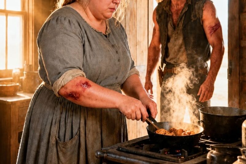 “You Ain’t Worth Loving—Just Cook,” He Said… Until He Saw Her Bruises