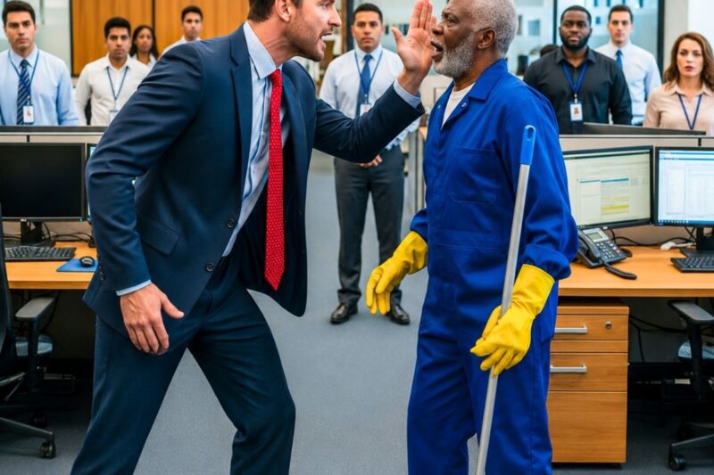 CEO Slaps Elderly Black Janitor—Next Day, His Company Loses $300M Contract