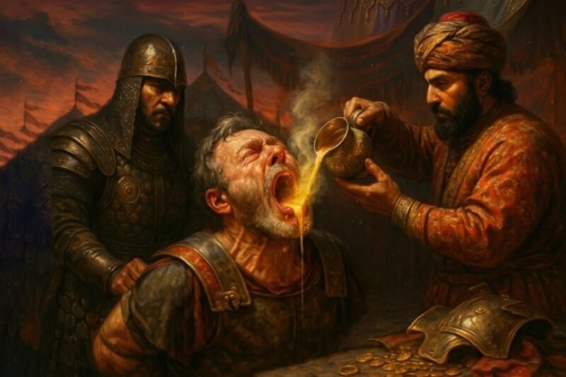 The Brutal Death of Crassus — They Melted Gold Into His Throat