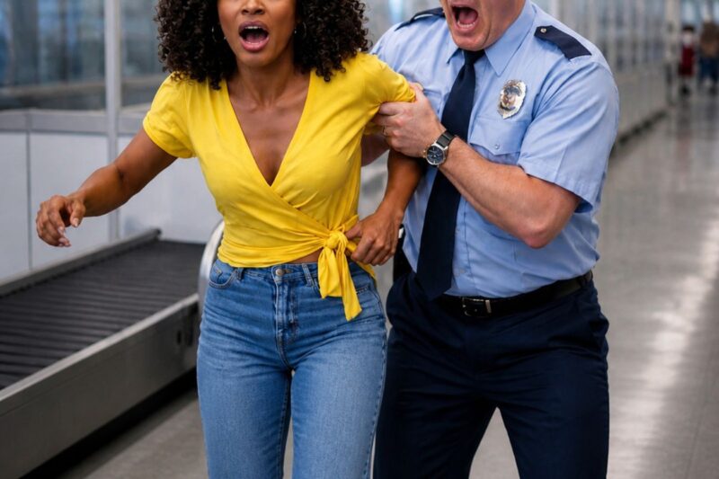 Airport Security Tried to Remove a Black Woman From the Line — Then Her CIA ID Changed Everything!