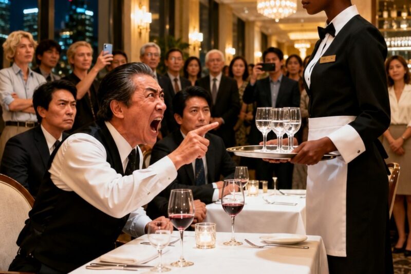 Japanese CEO Called a Black Waitress ‘Dumb’ — Her Calm Question Left Him Frozen in Front of Everyone