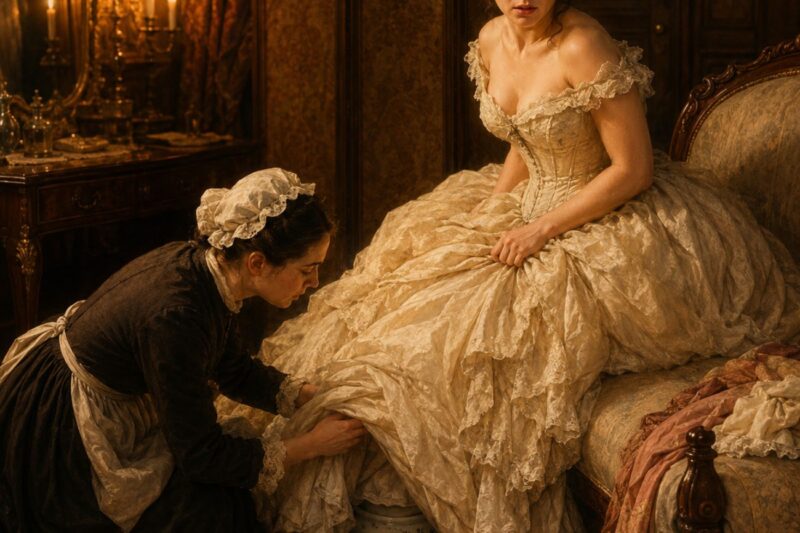 The Secret Toilet Routine of Victorian Women In Their Puffy Dresses