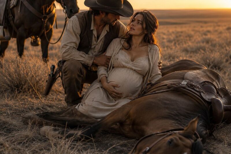 Cowboy Found A Pregnant Woman Sleeping Beside Her Dead Horse, He Said “You’ll Ride Mine From Now On”