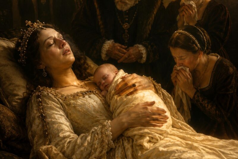 The Most Terrifying Tale of Tudor Sacrifice – The Queen Who Died So Her Son Could Live