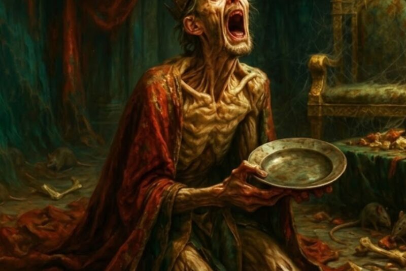 The Horrible Death of the Foolish King Who Trusted the Wrong People and Paid with Starvation
