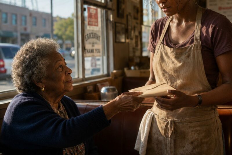 She Left A $2 Tip Every Day For 6 Years. When The Waitress Opened The Envelope On Her Last Visit…