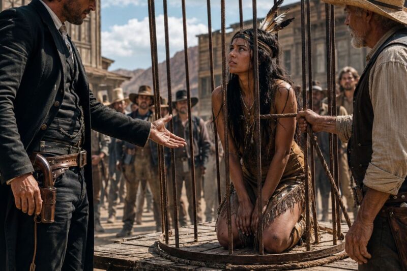 “You’ll Regret This, I Won’t Obey,” the Native Girl Said When the Cowboy Paid $2 for Her at Auction