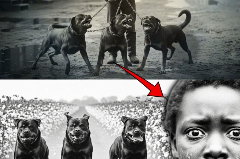 They released 3 Rottweilers to track down an enslaved girl… 8 hours later, something happened – 1891