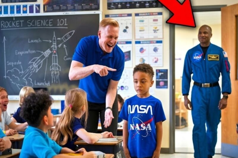He Said “My Dad Works at NASA.” The Whole Class Laughed—Until This Man Walked In