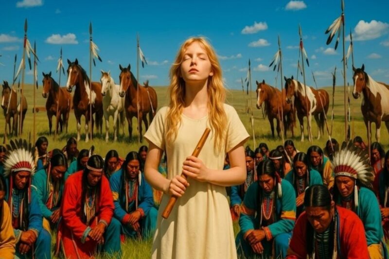 The Blind Settler Girl Played Her Flute for a Dying Warrior—The Next Day, the Entire Tribe Knelt….