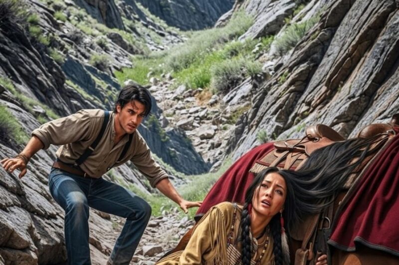 A Grieving Rancher’s Son Found a Woman Pinned Under Her Horse in a Ravine—But He Never Expected…