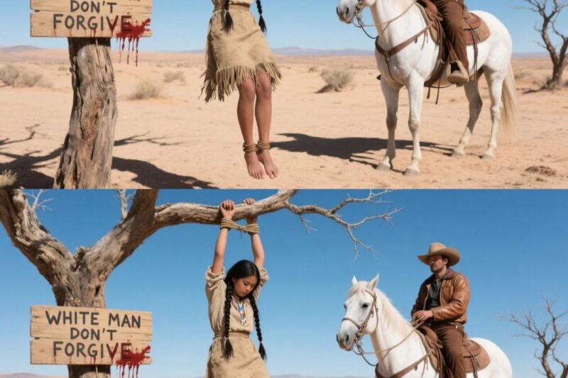 Lonely Rancher Found a Young Apache Girl Hanging on a Tree with a Sign “White Man Don’t Forgive”…