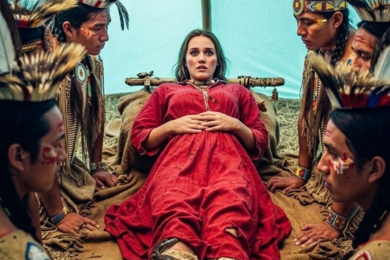 The Young Settler Woman Was Bitten by 3 Rattlesnakes Protecting a Native Child—She Awoke in a…
