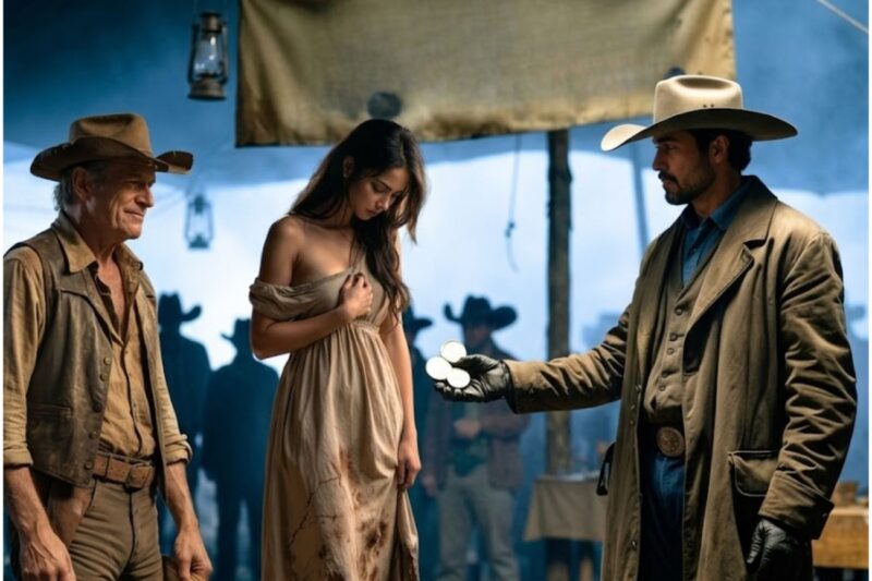 A Runaway Girl Was Auctioned for $5—Until The Silent Cowboy Bought Her Freedom and Found His Own…