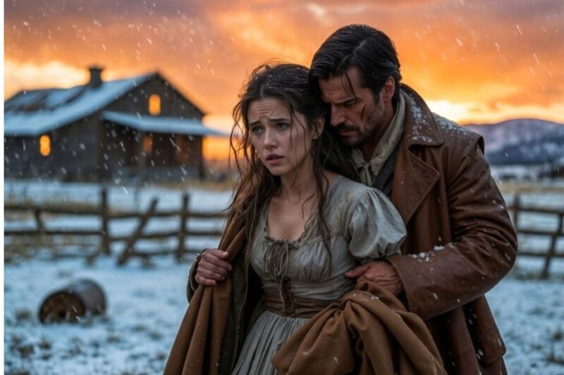 She Traded Herself for Shelter —The Scarred Rancher Gave Her home and a Future She Never to Dream…