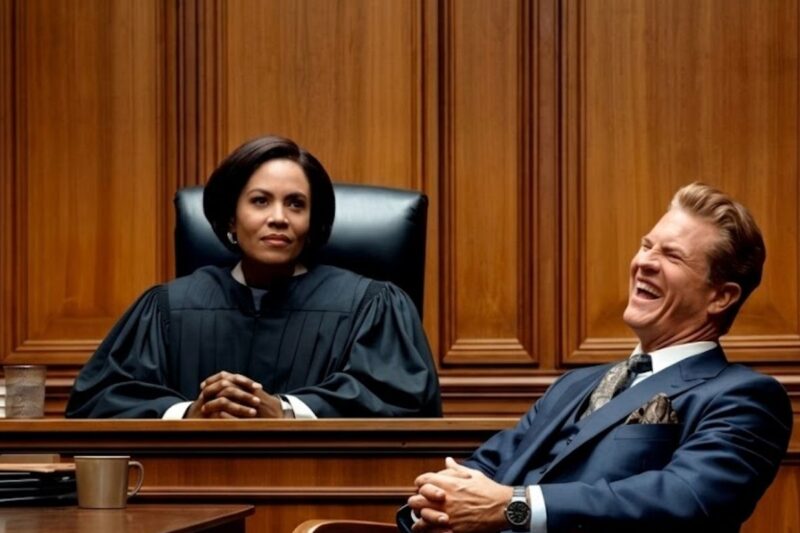 Arrogant Billionaire Refuses to Stand for Black Judge, What She Does Next Leaves Everyone Stunned