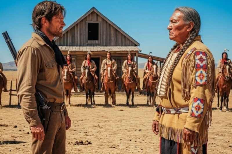 Struggling Cowboy Saved a Wounded Comanche Woman – 1 Day Later Her Father Arrived With 30 Warriors..