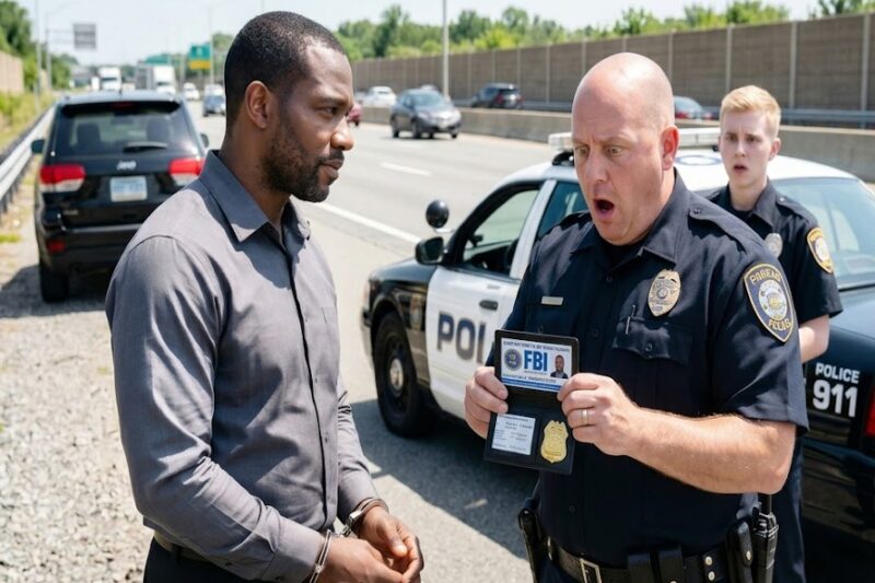 Officer Detains a Black Passenger — Shocked When He’s Revealed as a Federal Agent