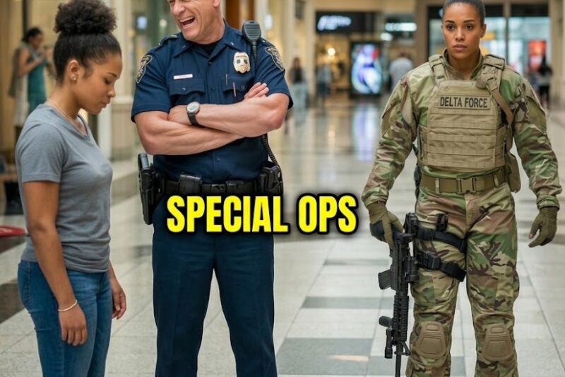 Cop Laughs at Black Girl for Saying Her Mom’s in Special Forces—Until She Walks Onto The Scene