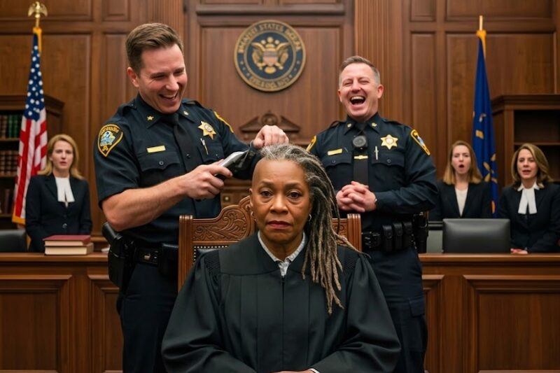 Cops Shave Black Judge’s Hair, Unaware She Is The Presiding Judge On Their Case