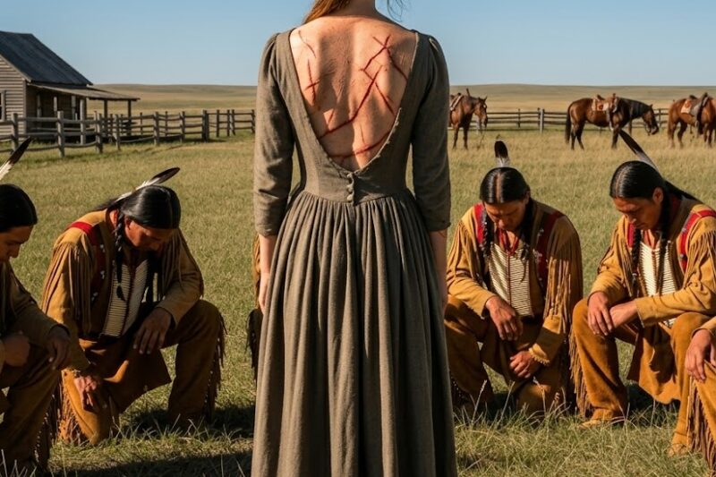 She Took 10 Lashes from the Whip Meant for a Native Girl—The Next Day, the Girl’s 5 Brothers Knelt..