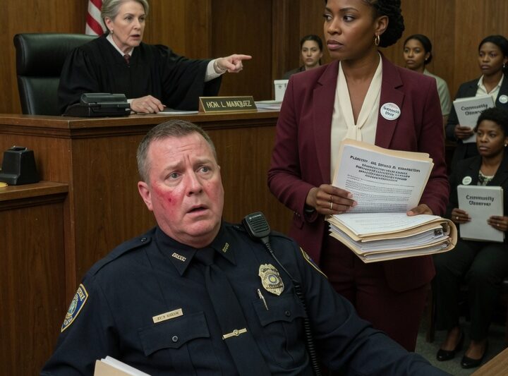 He thought his police badge made him untouchable—until he mistakenly brought a Black woman to court.