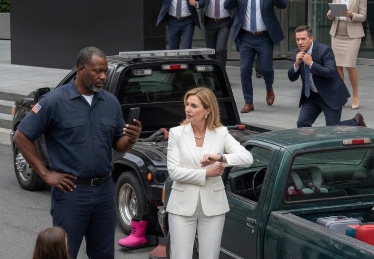 CEO Towed Black Single Dad’s Truck — 1 Hour Later, Her Entire Board Was Begging for His Attention!