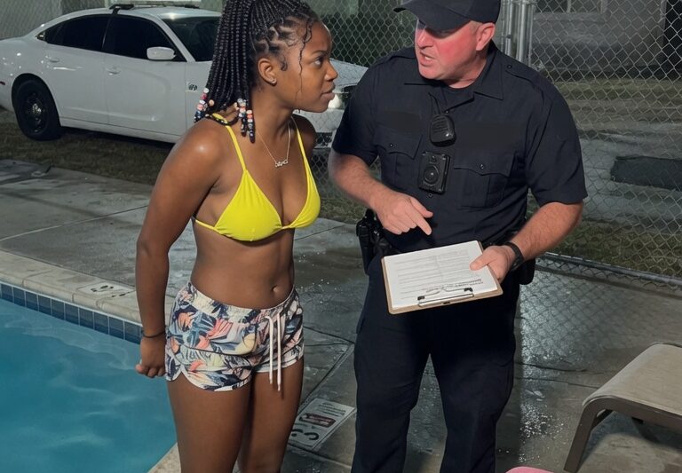 A Black Woman Was Dragged From Her Own Pool… Then One Detail Destroyed the Officer’s Story