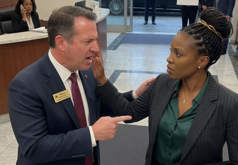 A manager slaps a Black woman and yells “Get out of here!” at her; he didn’t know she was the new owner.