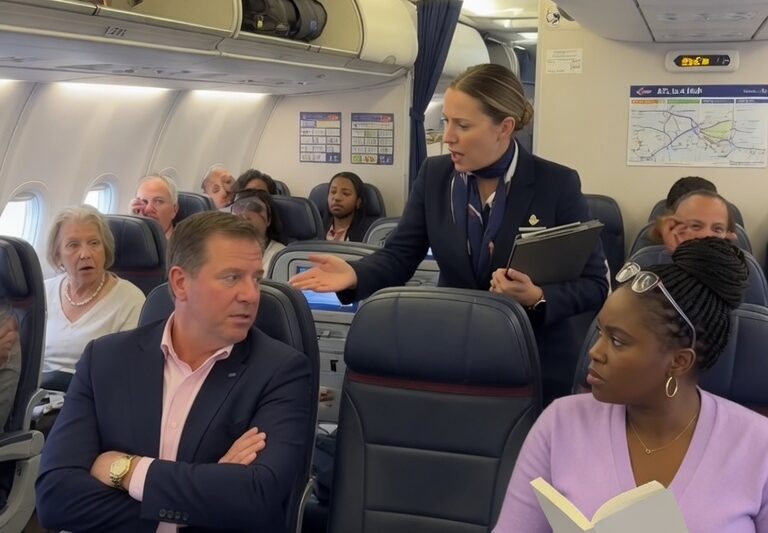 Arrogant Passenger Refuses to Sit Next to a Black Woman—Gets Dragged Off the Plane 2 Minutes Later.