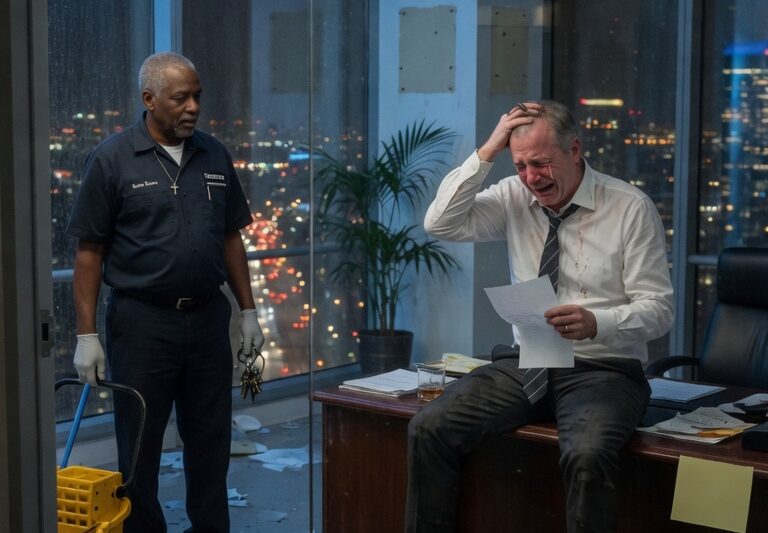 What Did the Black Janitor Tell a Broken Billionaire to Save His $40M Empire?