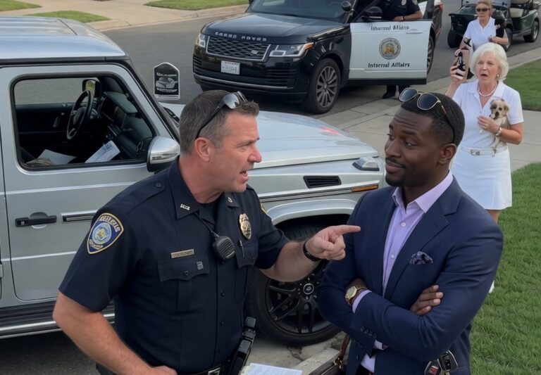 A Cop Thought He Could Shame Him… Until the Whole Neighborhood Learned the Truth