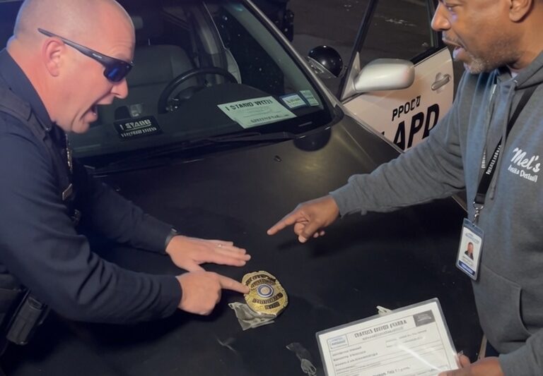He Slapped His Badge on the Hood — Big Mistake, the Owner Was Watching