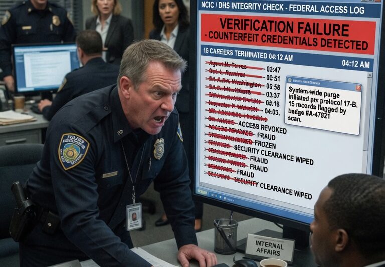 Cop Called His BADGE FAKE — The Federal Database Destroyed 15 Careers by Morning