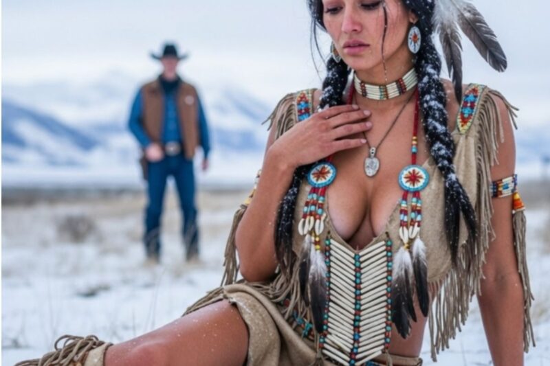 She Had Nothing But Her Body to Offer — And the Cowboy Still Let the Frozen Apache Woman In