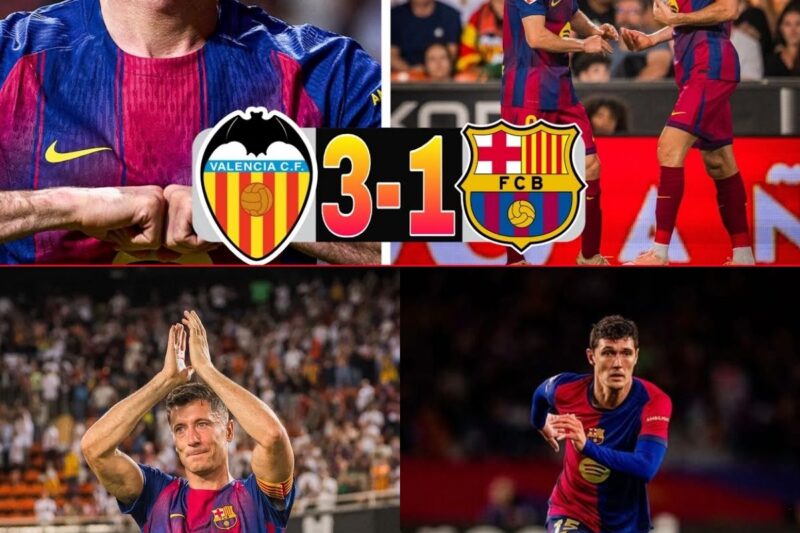 The Shocking Collapse: How Valencia Stunned Barcelona in Lewandowski’s Bitter Farewell