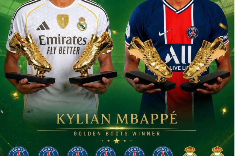 Beyond Legendary: Kylian Mbappé Shatters Lionel Messi’s Historic Record with Eighth Consecutive Golden Boot